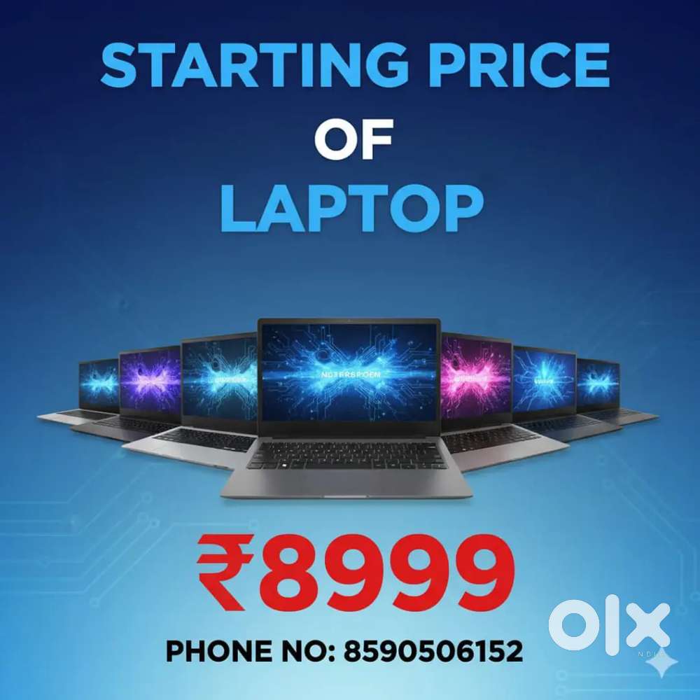8999 മുതൽ യൂസ്ഡ് LAPTOP