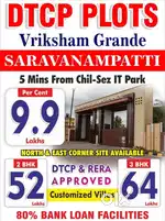 SARAVANAMPATTI NEAR DTCP APPROVED GATED COMMUNITY SITE SALES