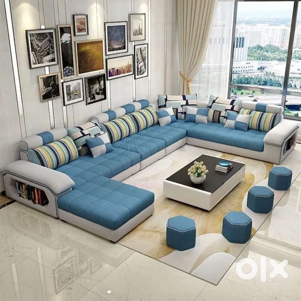 Pin l shape sofa set in emi available Aliyar Arham Recliner furniture