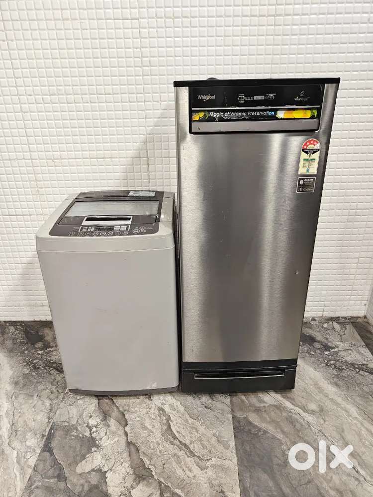 Off 515 Lg topload and Whirlpool single door refrigerator
