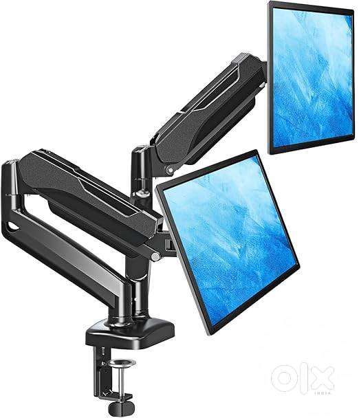 Dual monitor gas spring stand