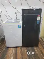 Whirlpool single door refrigerator and lg top load washing machine $