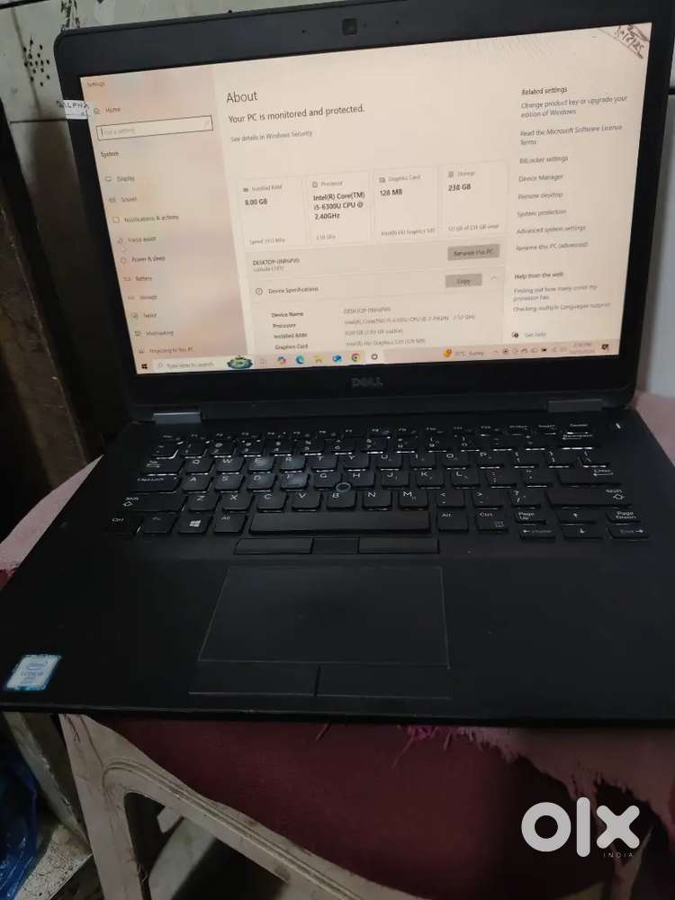Leptop Dell core i5