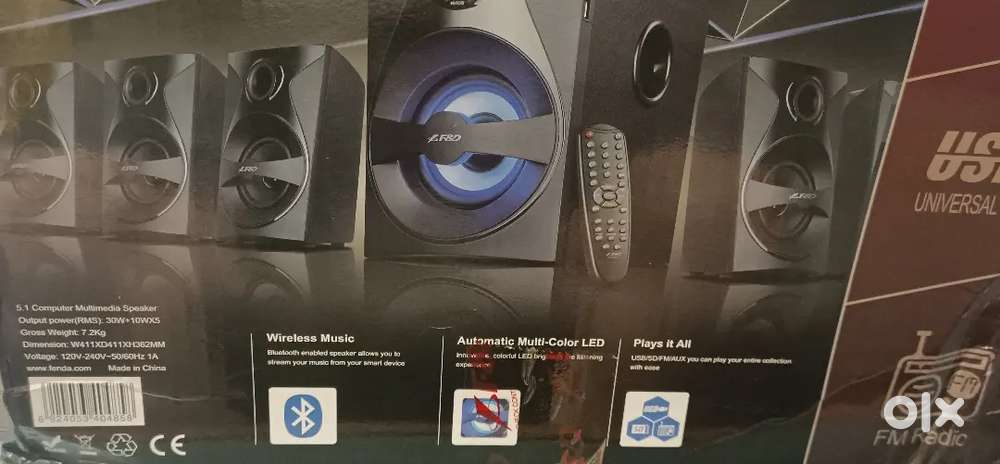 F & D 5 in 1 Music System ( Model: F3800X) Rarely Used