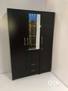 3 door wardrobe, bed, sofa, sofa cumbed,
