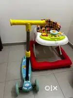 Combo Baby walker and scooter(1400for both)