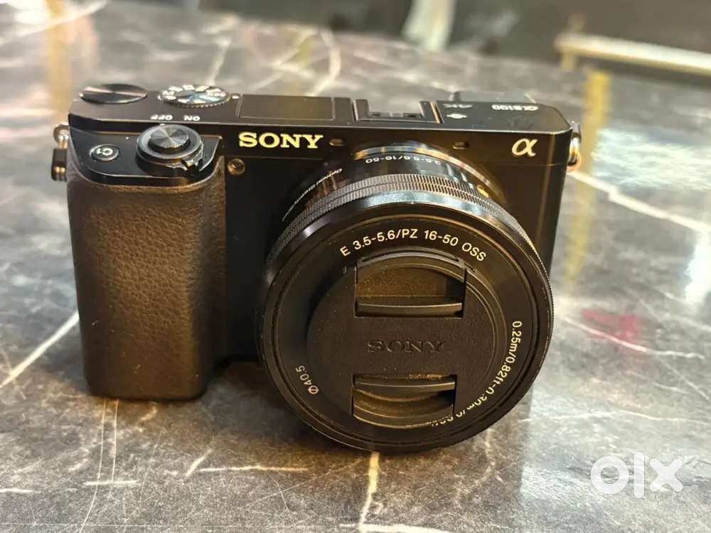 Sony A6100 with Kit lens and E55-210mm