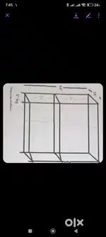 3 row rack with removable lid