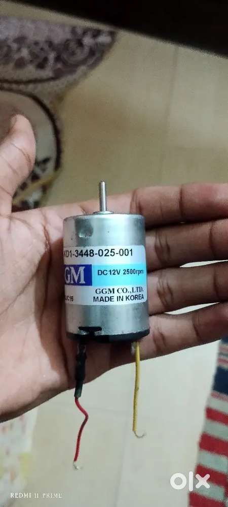 Ggm dc 12v 2500rpm moter.