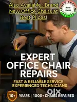 Office chair repair, service, restore, parts | Rotating & rolling fix