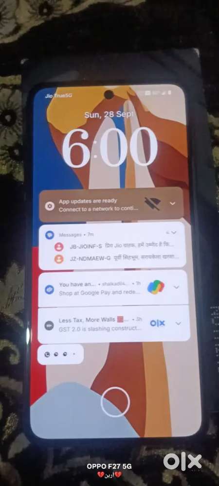 Nothing 3a 8GB RAM 128 GB storage black colour mein hai no scratch