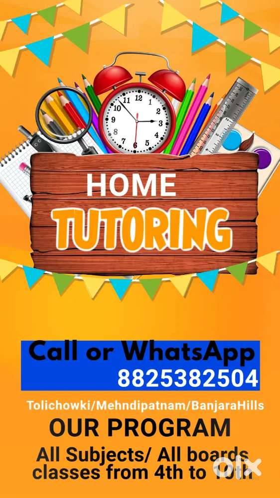 I am home tutor, having 8+ years of experience