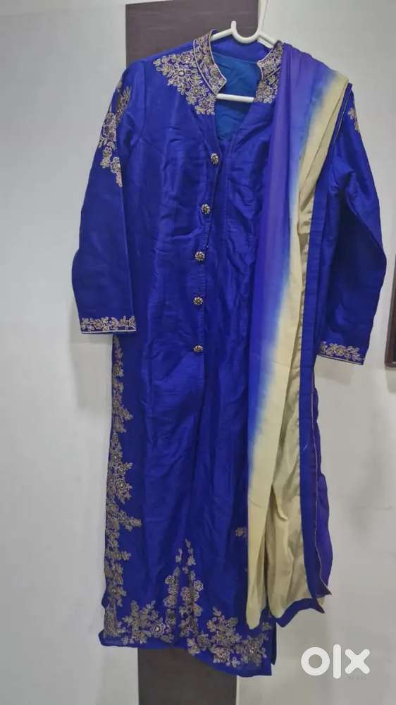 Silk kurti with dupatta