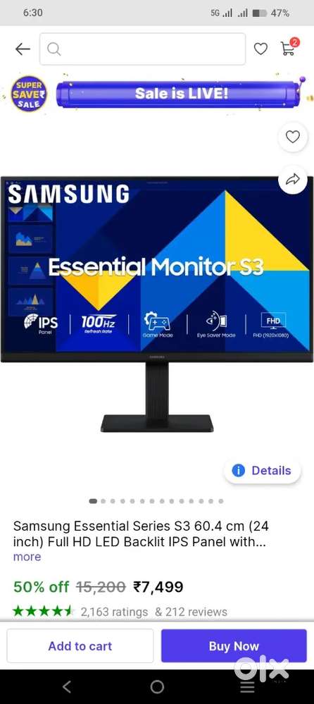 Brand new samsung monitor