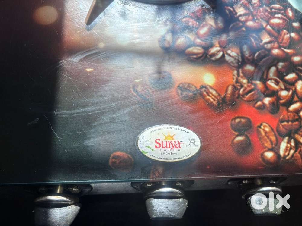 Surya gas stove 3 burner for sale