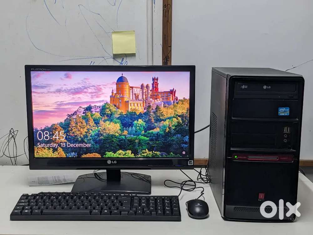 Desktop Computer for Sale – i3  8GB RAM  SSD + HDD  Ready to Use