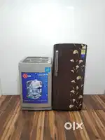 With one year warranty free washing machine Fridge