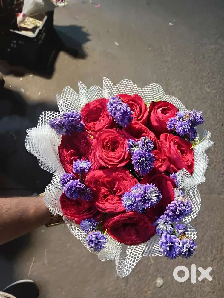 Flower bouquet shop workers