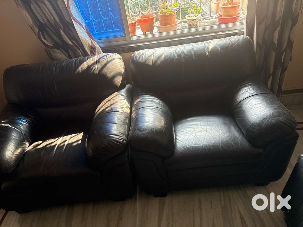 Leather sofa