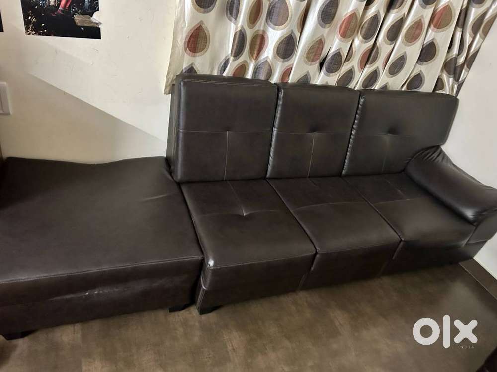 Premium Genuine Leather 3+3 Sofa Set (6-Seater)