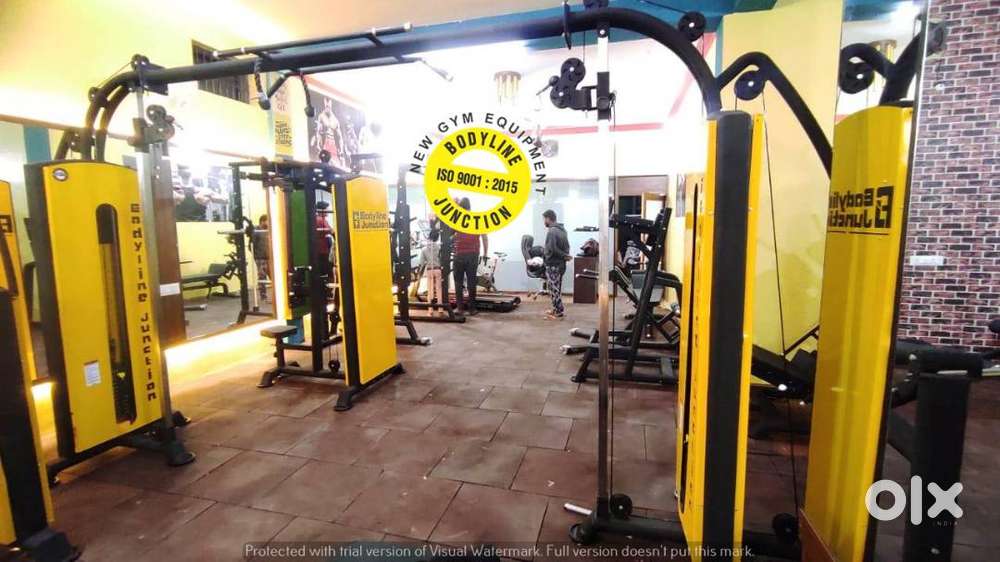 Get full gym machine setup in heavy duty and new design look.