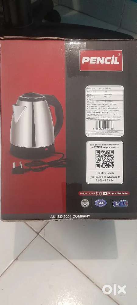 HOT Kettle 1.5 LTR Sales in Thirumarugal