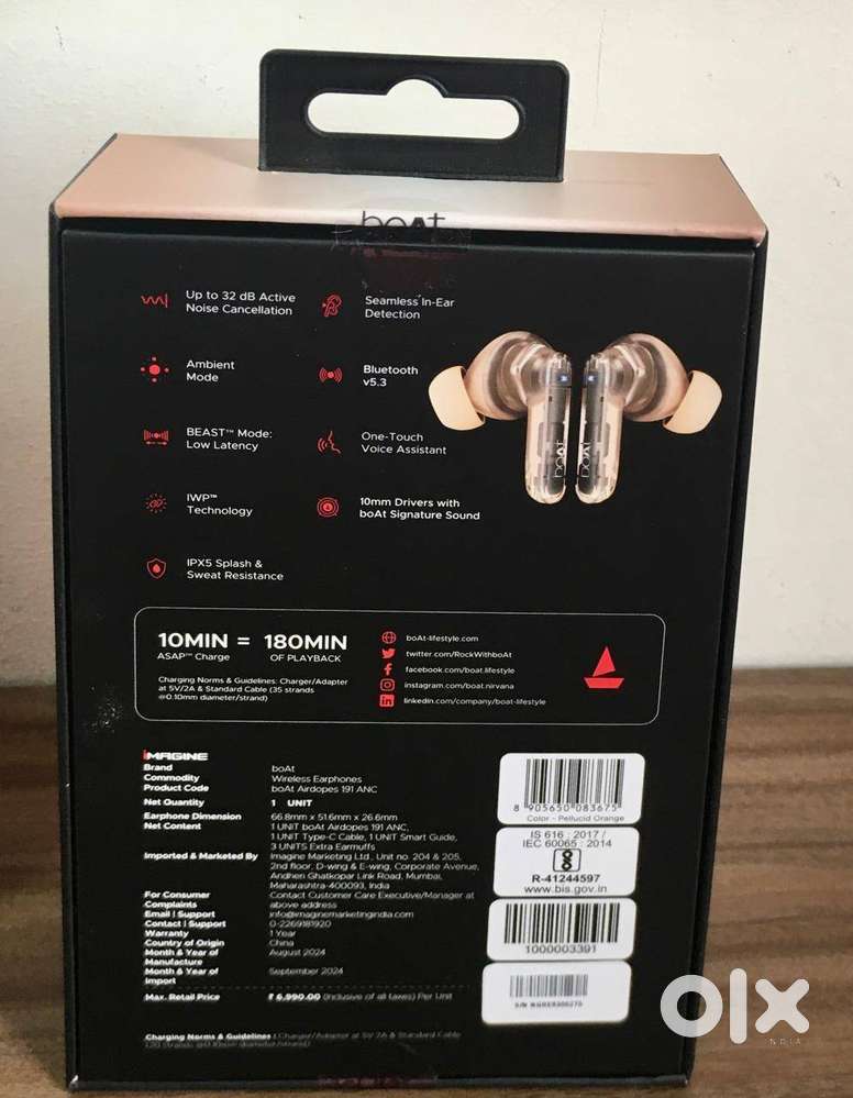 Brand New Boat Airdopes 191