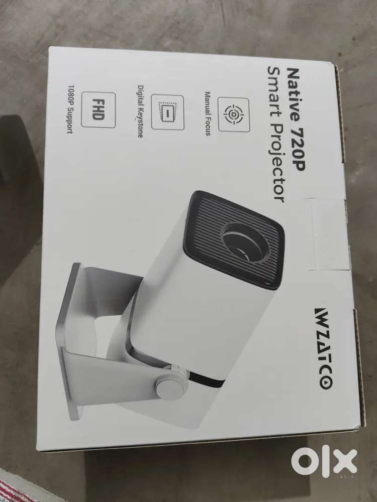 Wazatco Native 720P Smart Projector – 8 Days Old  Like New