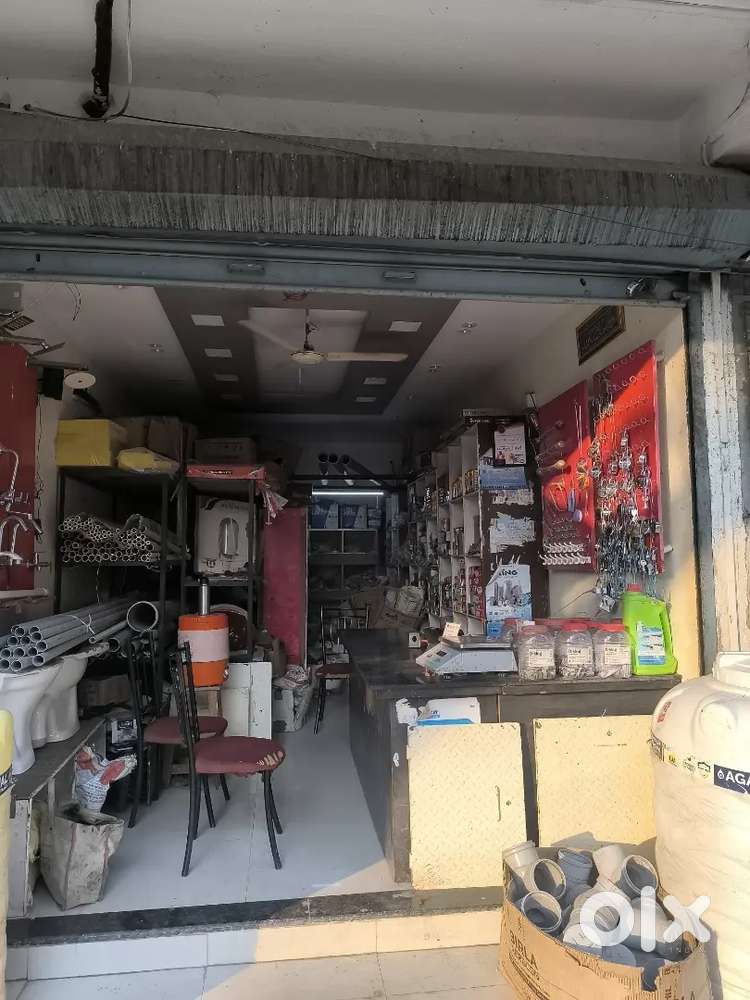 Sanitary & Hardware shop furniture with goods are ready to sale