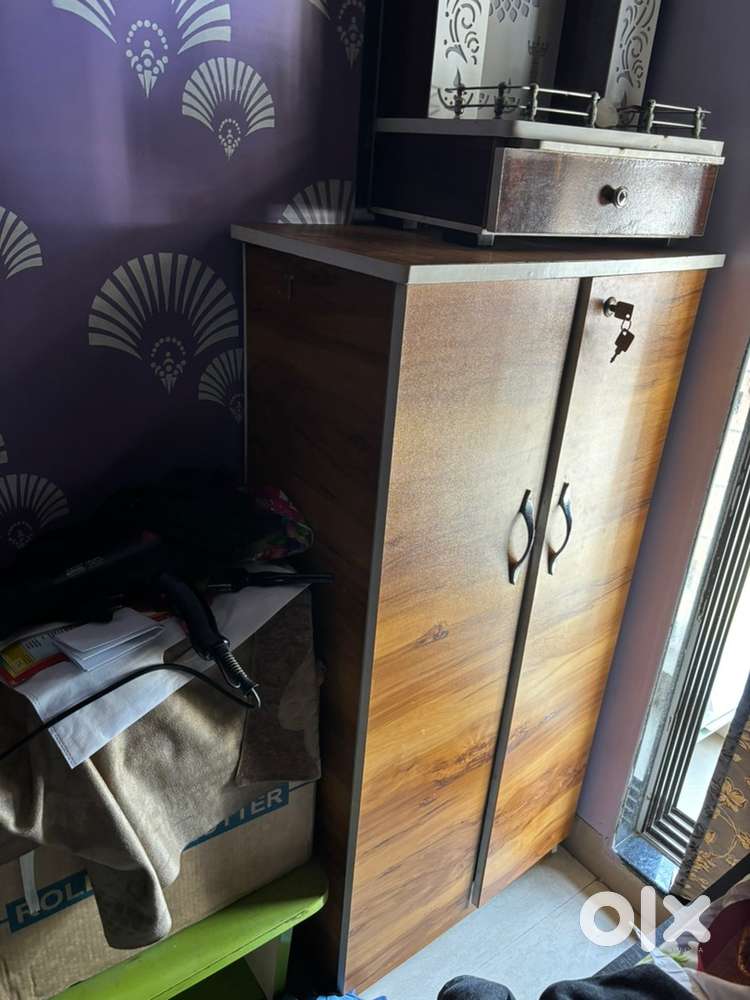 Wooden Cupboard with Storage Drawer – Excellent Condition