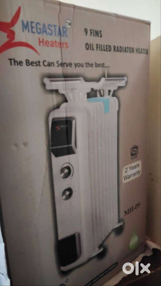 9 fins oil filled radiator heater