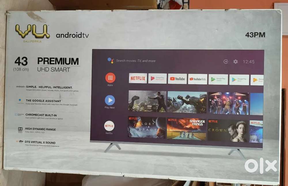 43 inch 4K Android TV (needs panel replacement)