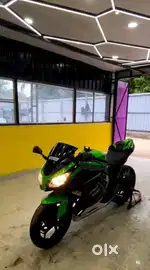 Ninja 300 lime green black