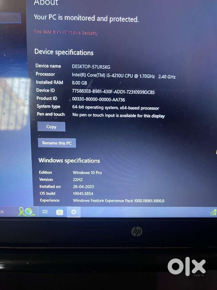 It's an HP Laptop, Model Number HP 15-R014TX 15.6-Inch Laptop