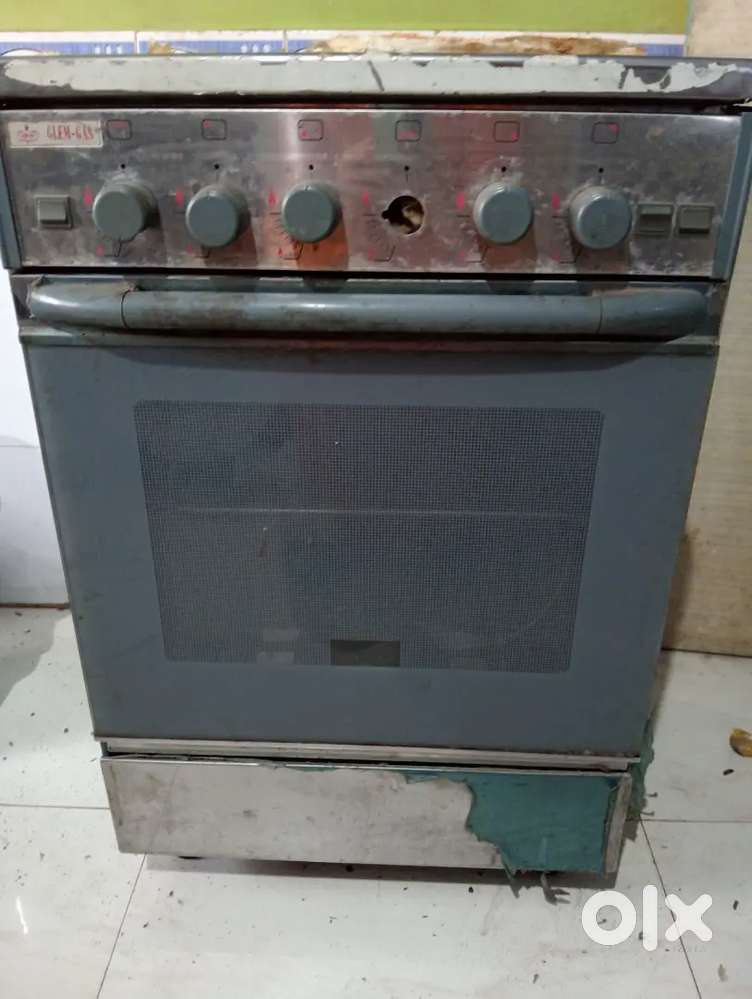 GLEN-GAS Burner Cooking gas with electric oven