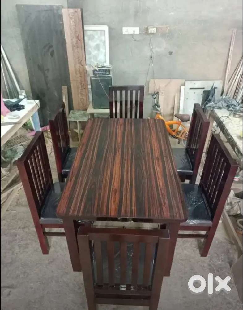 6 CHAIRS DINING TABLE AVAILABLE IN STARF FURNITURE