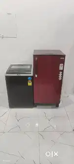 Weekend combo sales whirlpool top load and godrej single door fridge