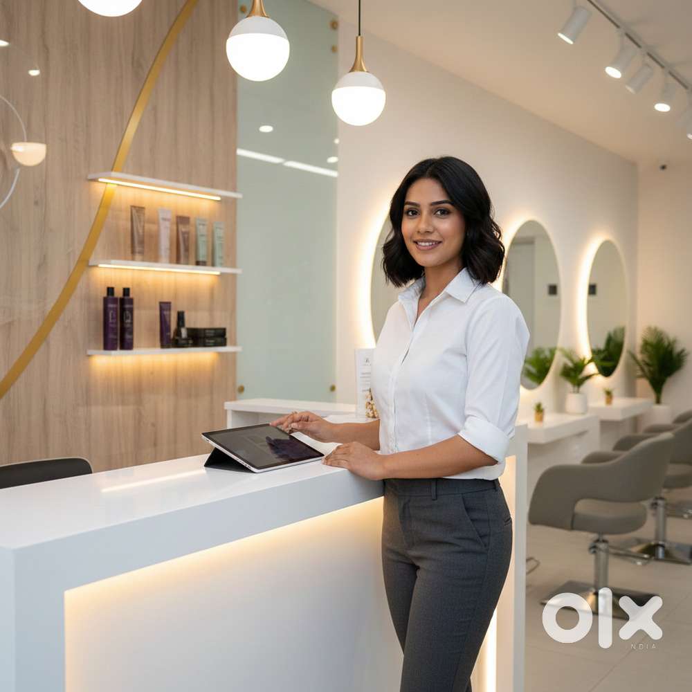 Female Salon Receptionist/ Content Creator/ Front Office Staff