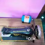 Sewing machine with motor