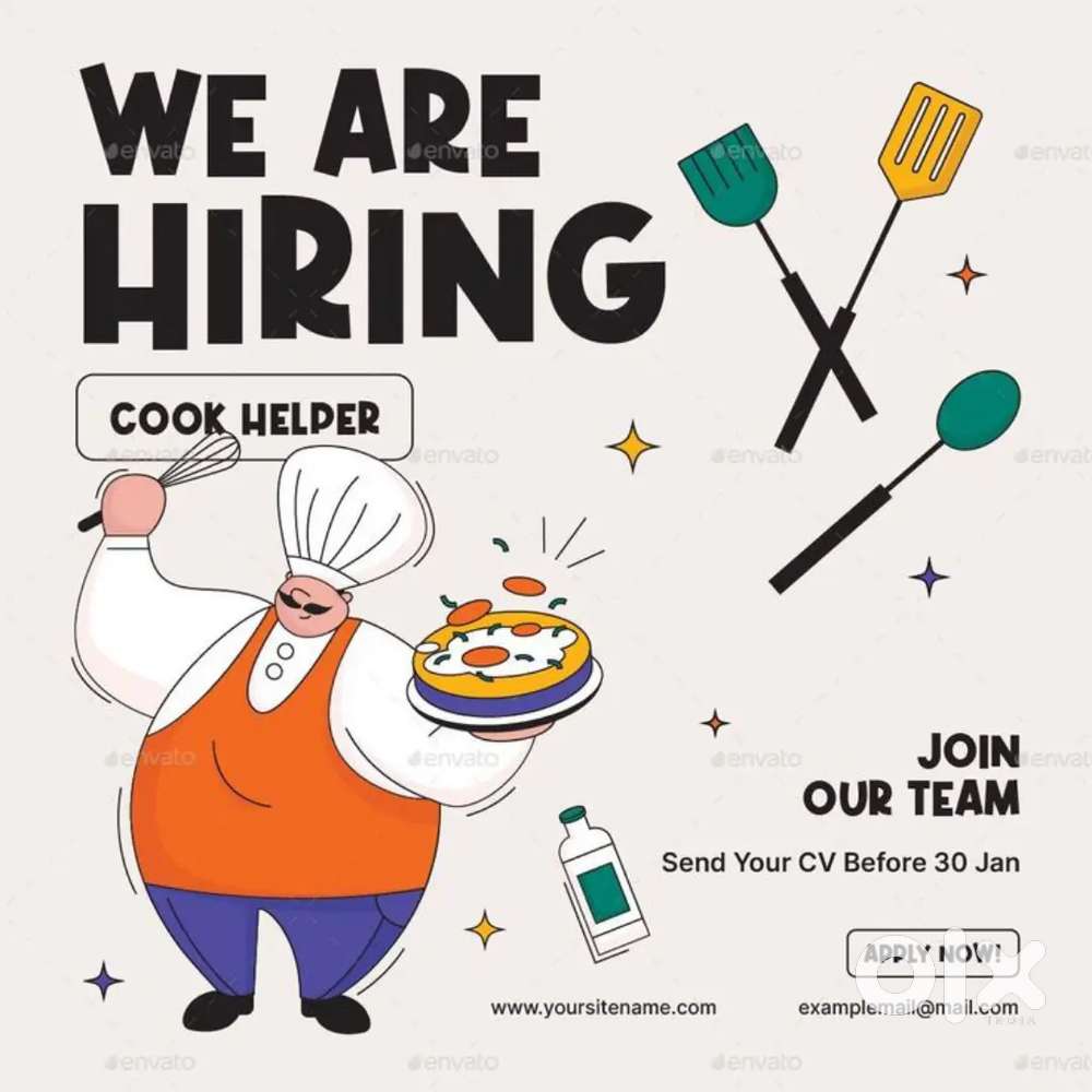 Need cook for home
