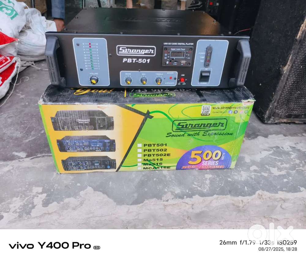 Dj amplifier 500 watt new new