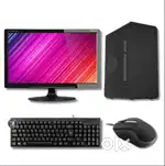 Computer Setup with Windows 11 Pro  CPU + Monitor + Keyboard + Mouse