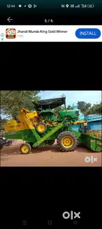 Harvester machine