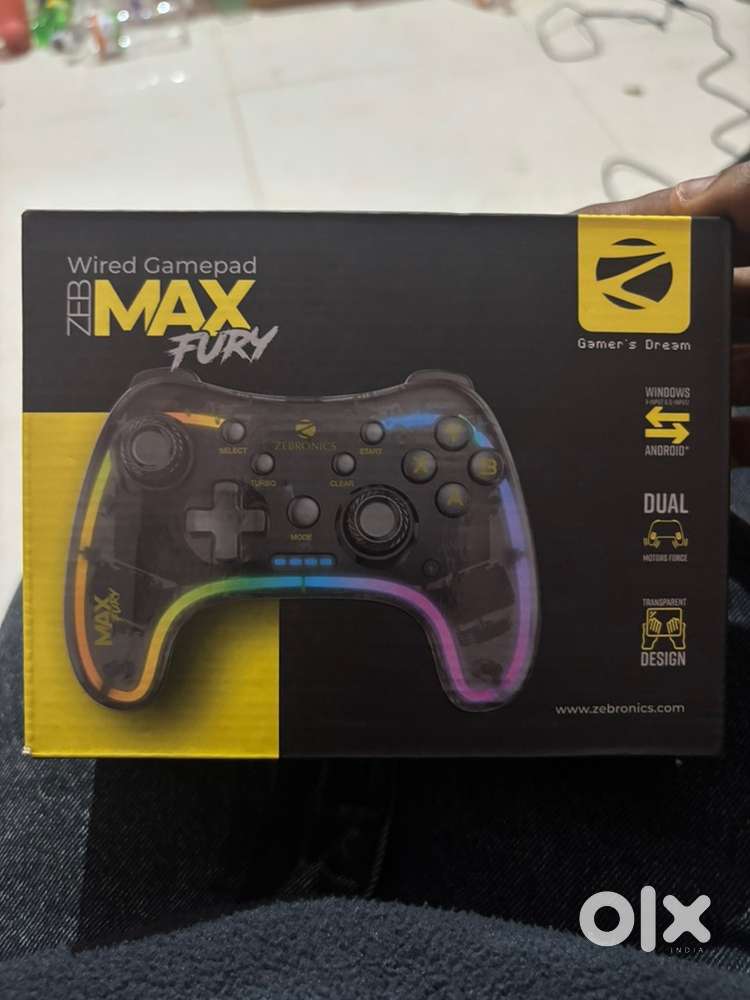 Zebronics max fury wired gamepad