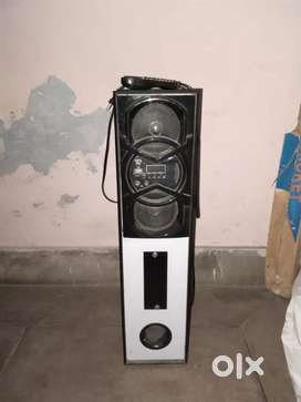 Multi purpose woofer loud bass Bluetooth and remote controlled.