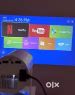 Led projector 4K Android Model High Resolution Quality HDMI support.