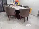 6 seater dining table with chairs