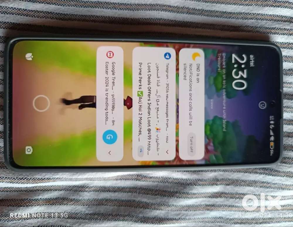 Redmi note 13pro 5g 1 years old good condition bill box available