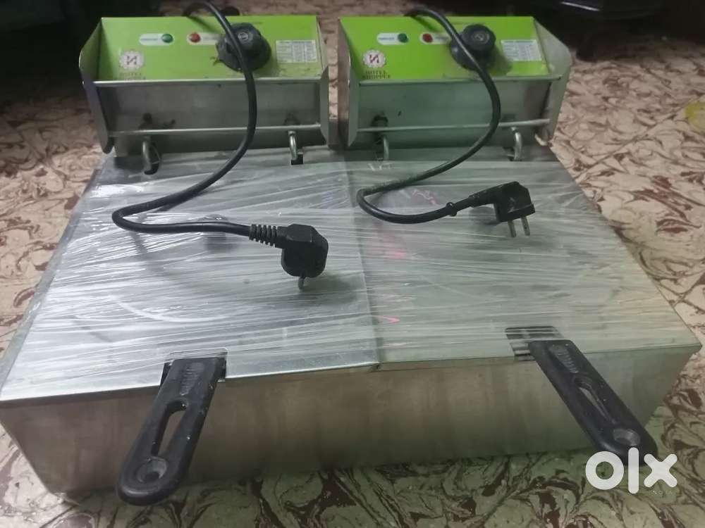 Urgent sales for Deep Double fryer and New glasses and tea cups