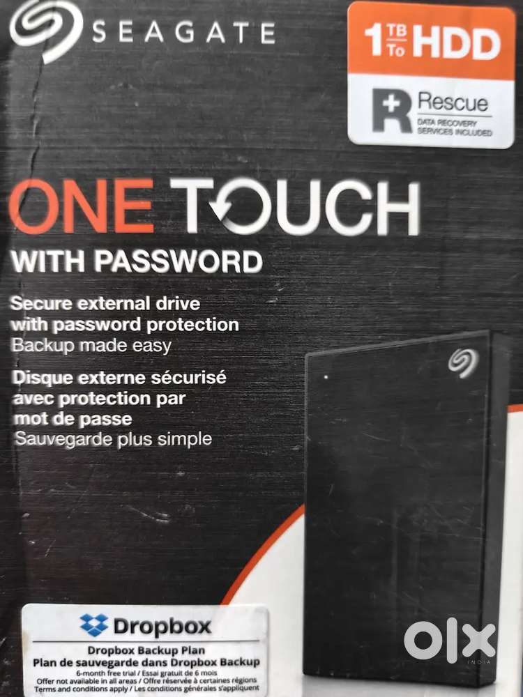 1TB Seagate hard disk